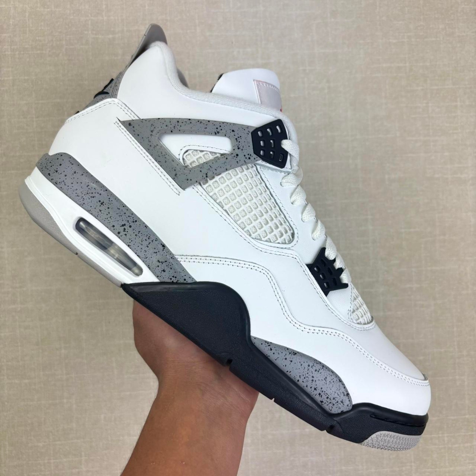 2025 Jordan 4 Retro White Cement 12m